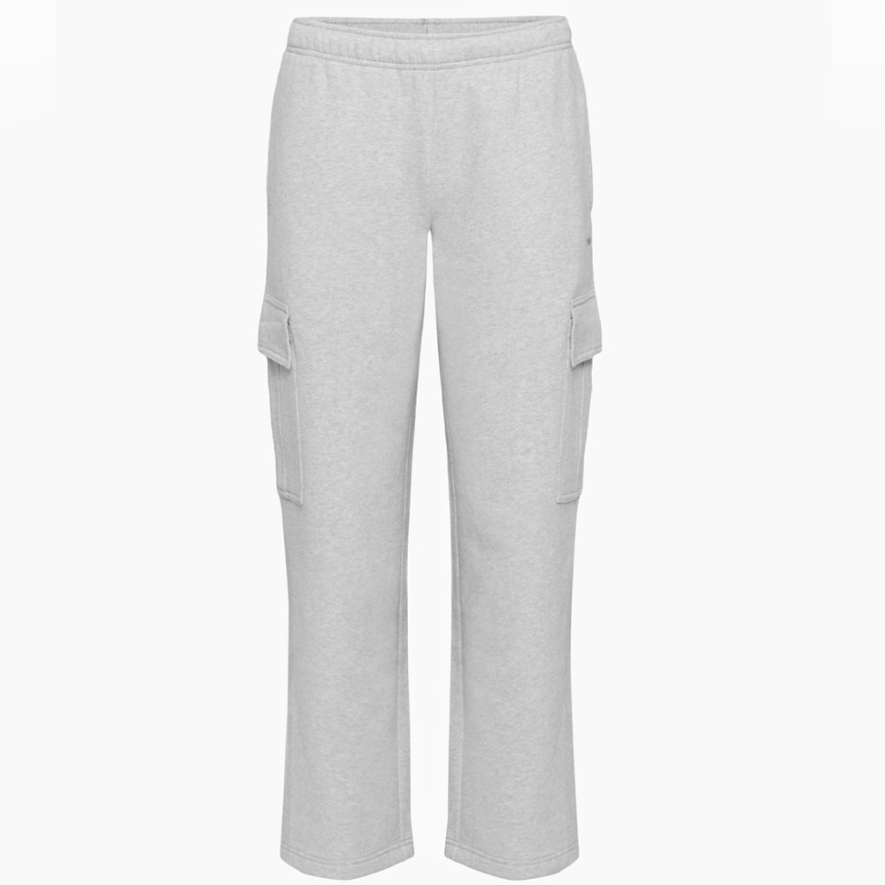 Aritzia Light Gray Cargo Track Pants